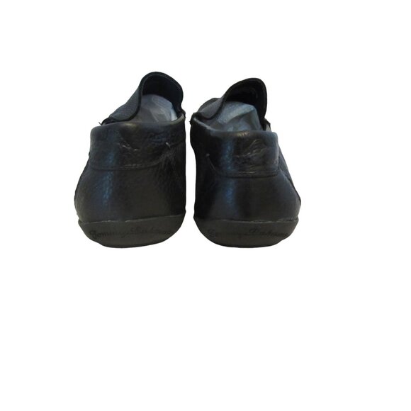 Great Pair of  Tommy Bahamas Nassau Venetian Black Leather Shoes in Sz 10 1/2D main image 4
